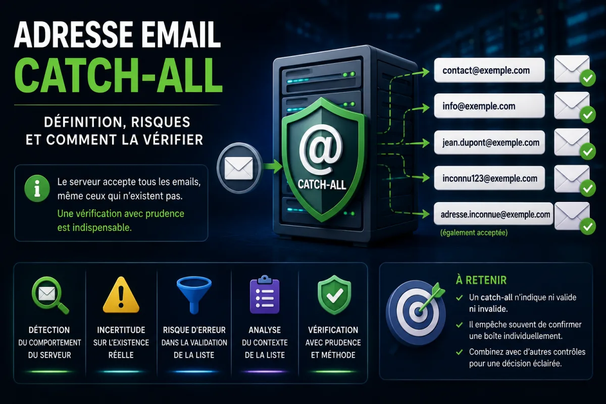 Vérification d’une adresse email sur un domaine catch-all