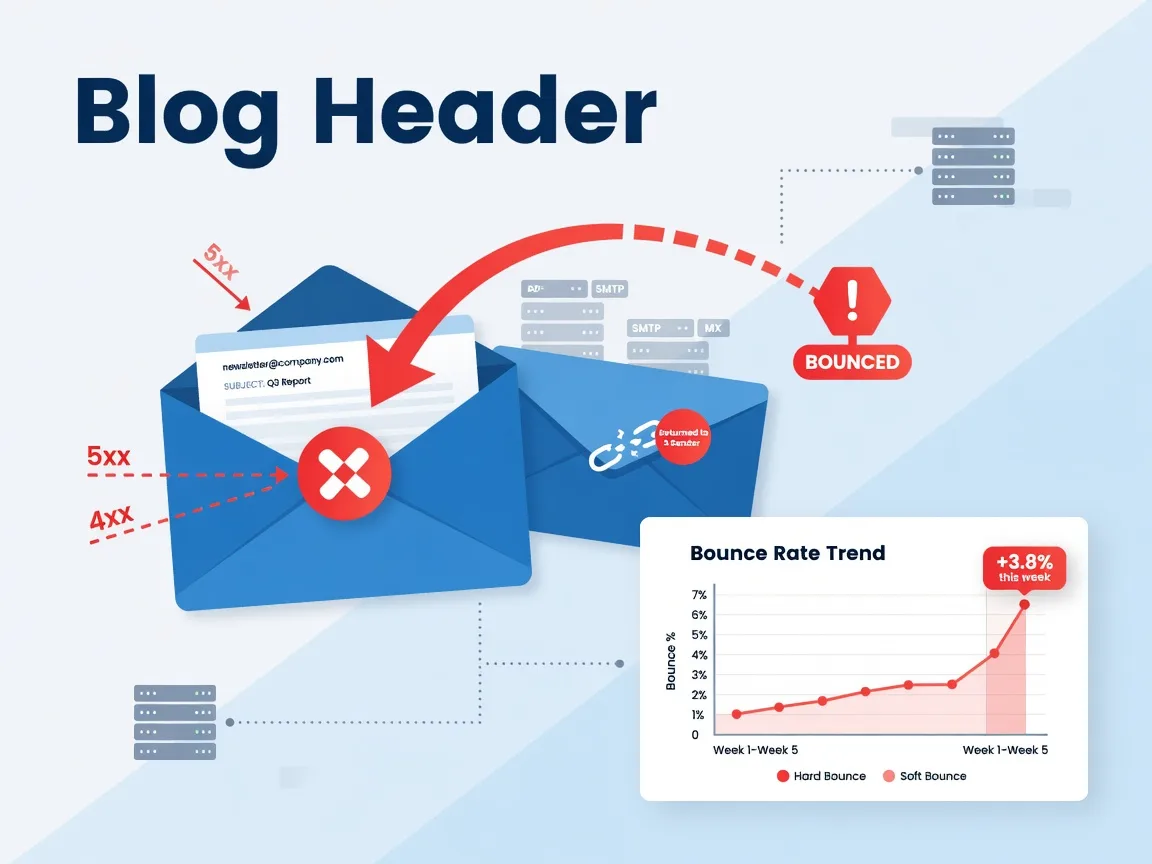 Pourquoi les emails reviennent-ils en erreur (bounce) ?