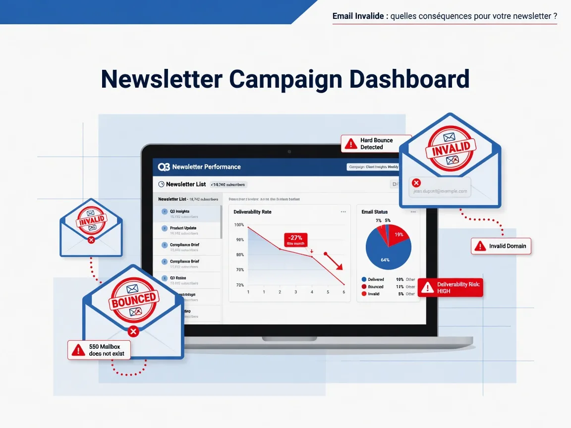 Email invalide : quelles conséquences pour votre newsletter ?
