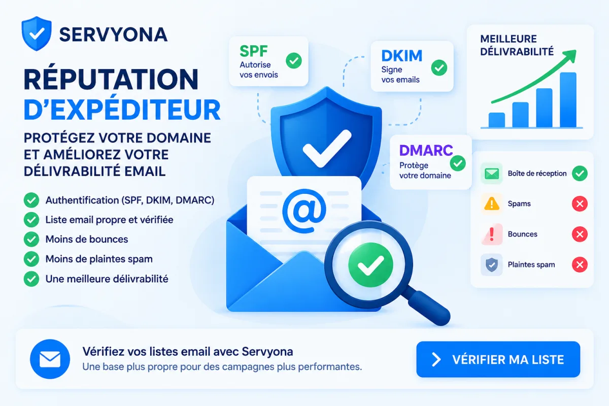 Protéger la réputation d’expéditeur et améliorer la délivrabilité email