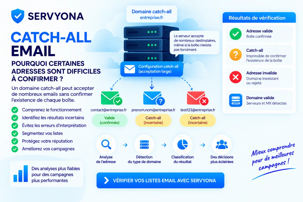 Vérification d’une adresse email sur un domaine catch-all